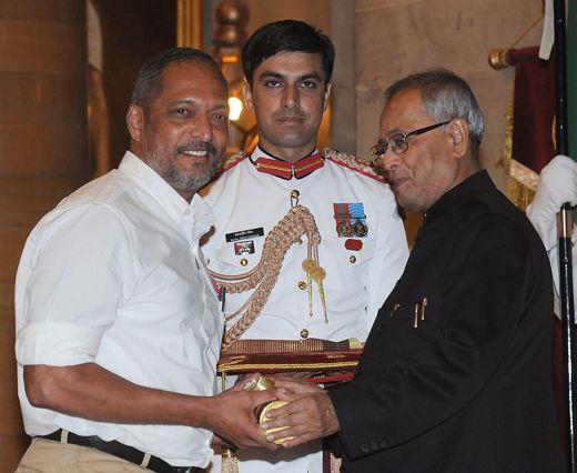 Receiving the Padma Shri from President Pranab Mukherjee, 2013